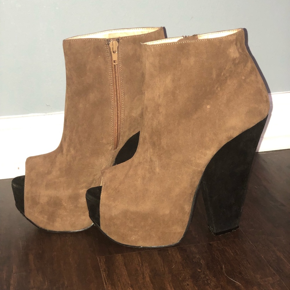 Luichiny Painted Toes heels